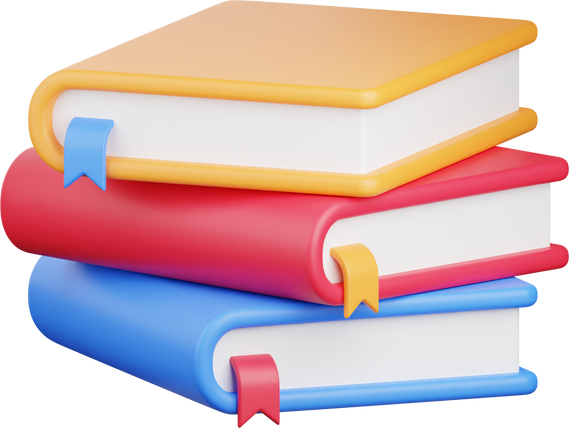 Books 3D Icon
